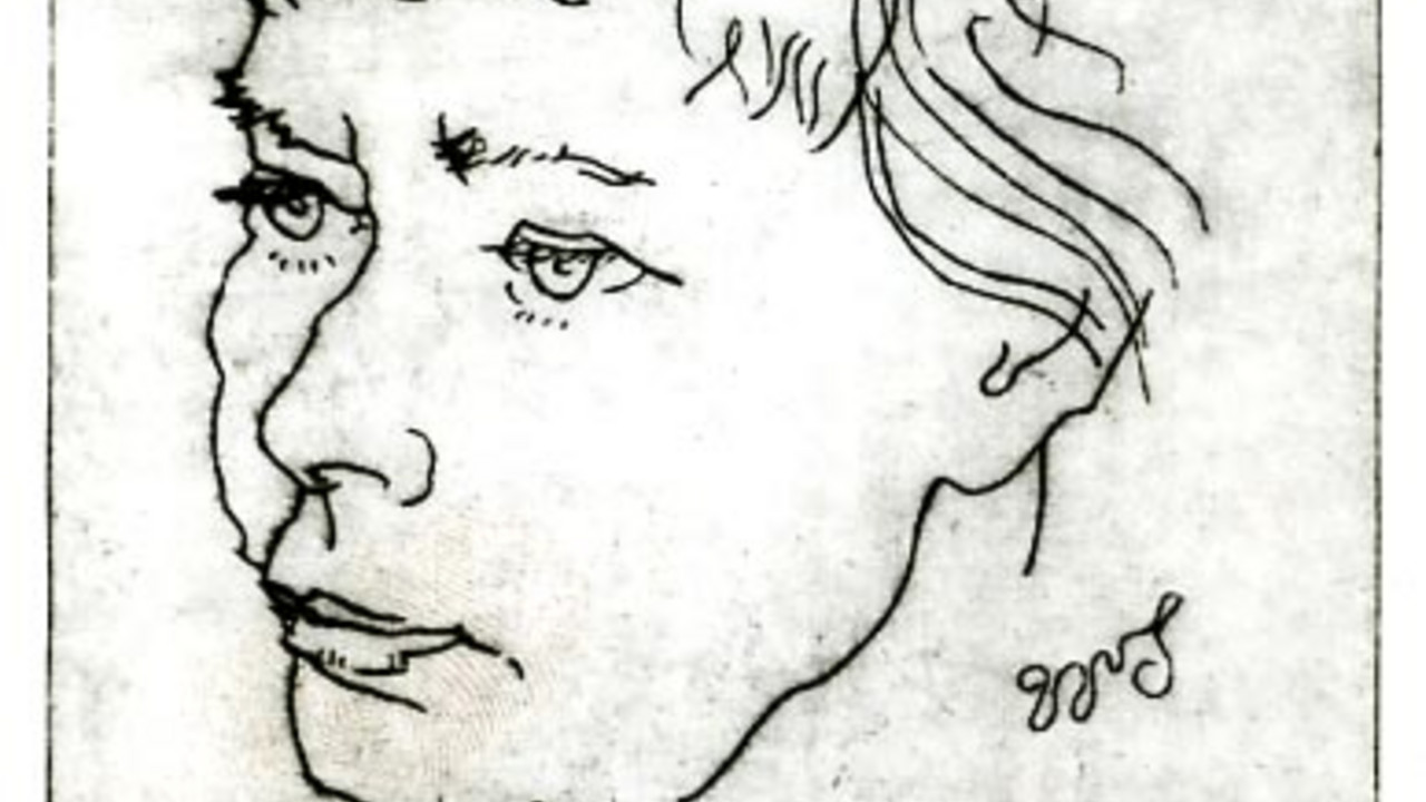 Zeichnung, Martha Saalfeld, 1967
