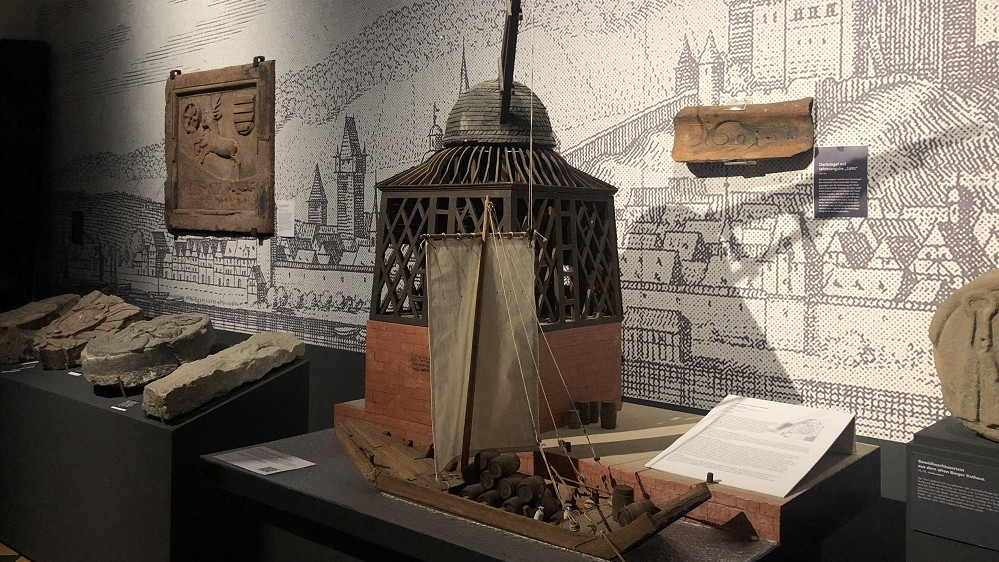 Exponate in der Ausstellung