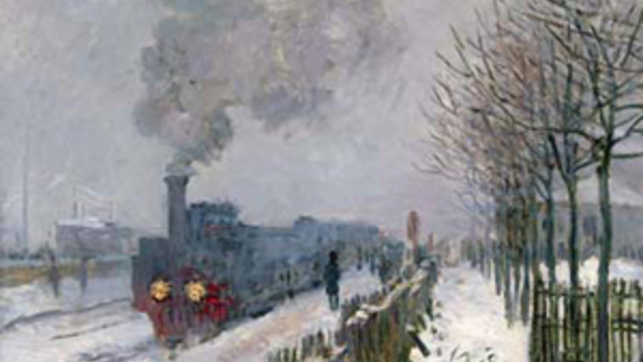 Claude Monet, Le train dans la neige. La Locomotive, 1875 © Paris, Musée Marmottan Monet 