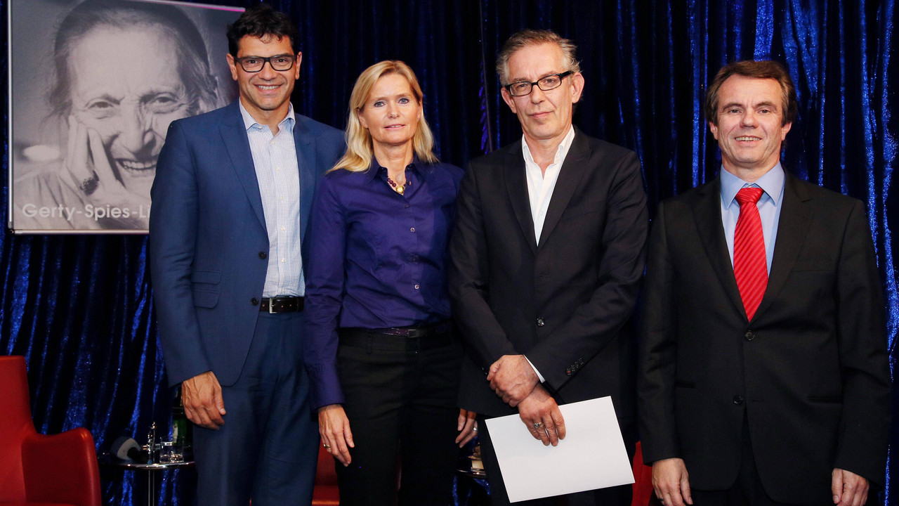 v.l.n.r: Prof. Dr. Salvatore Barbaro, Dr. Meike Feßmann, Ulrich Peltzer, Wolfgang Faller