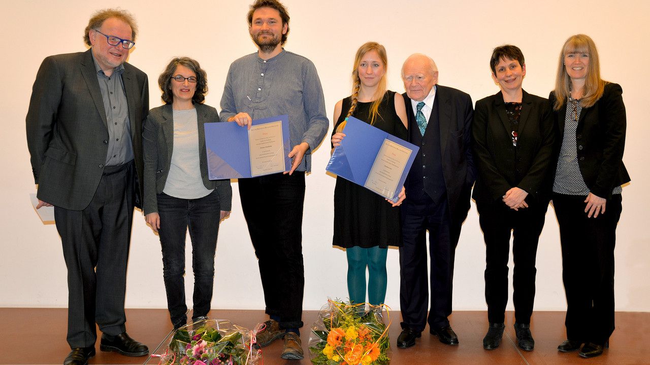 V.l.: Thomas Metz,Katrin Seidel,Florian Glaubitz, Kristina Lenz, Dr. Berthold Roland,  Dr. Stefanie Hahn,Dr. Birgit Heide,Foto: Ursula Rudischer