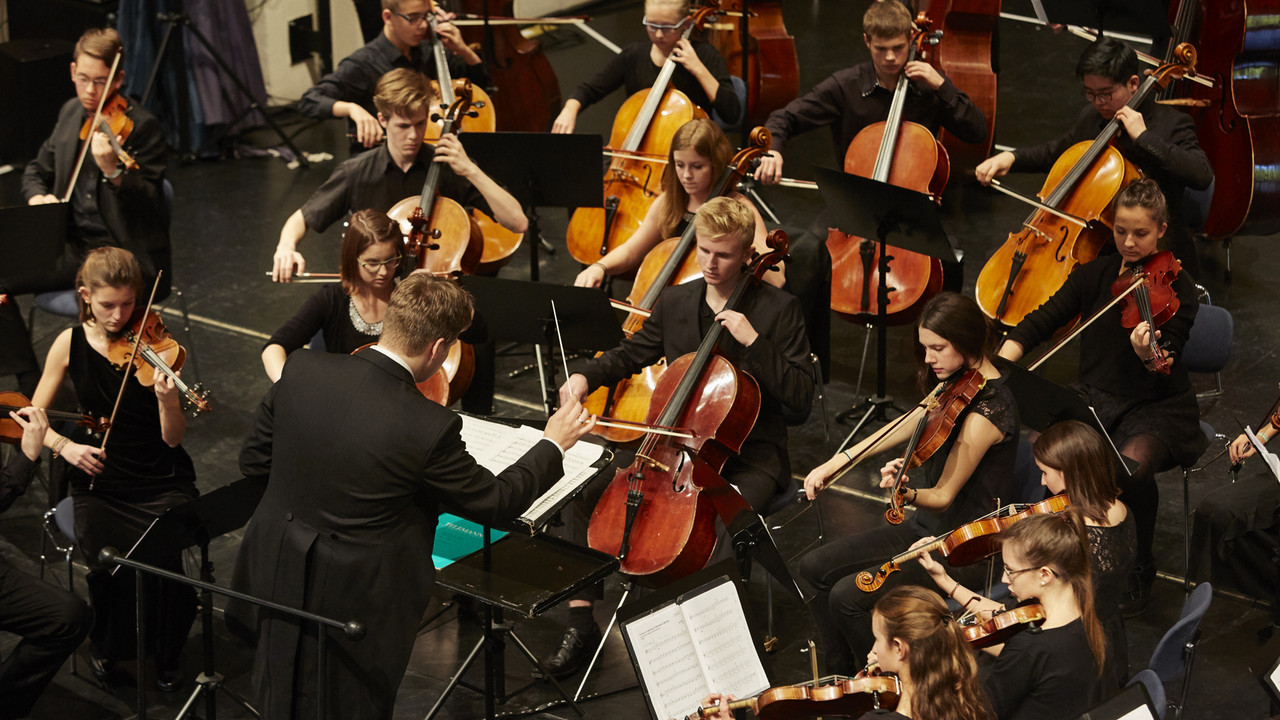 Die Kammerphilharmonie „musica viva“ vom Landesmusikgymnasium Montabaur © Thomas Brenner