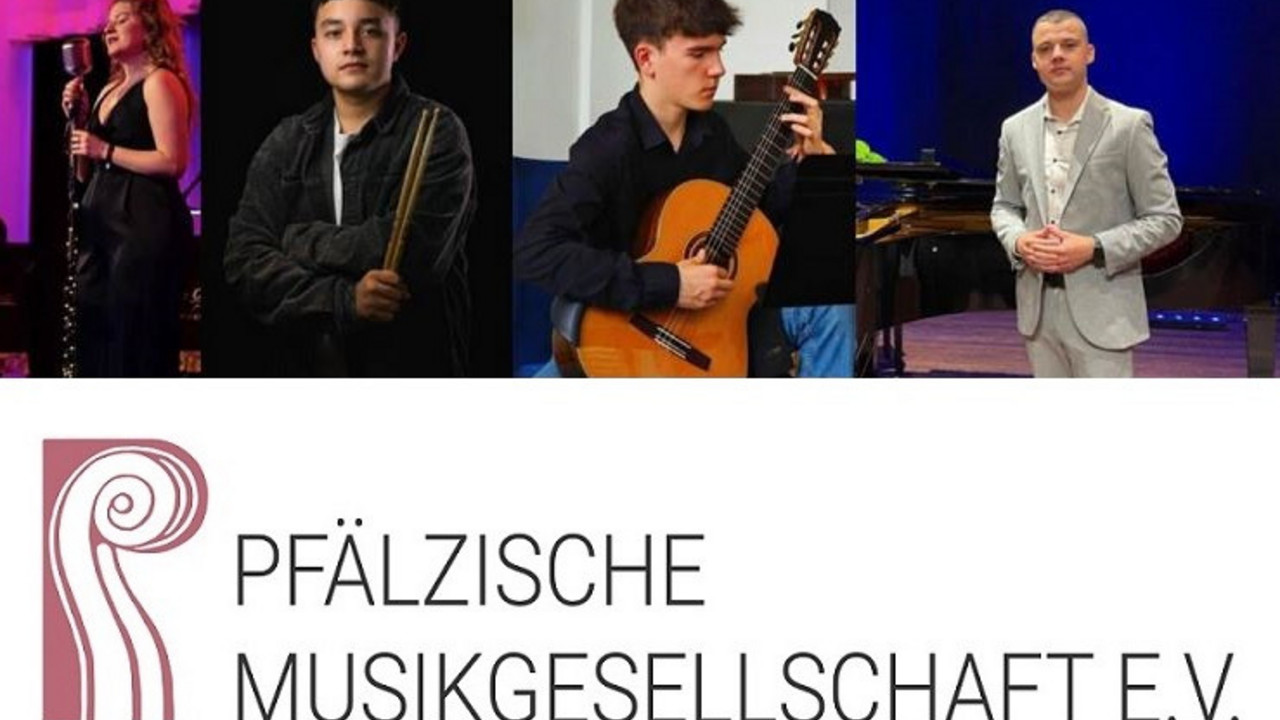 Vier junge Musikerinnen und Musiker