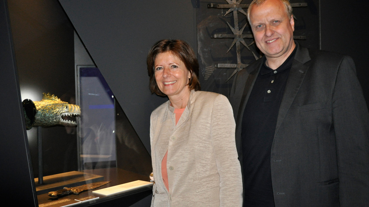 Malu Dreyer, Axel von Berg ©Rudischer, GDKE