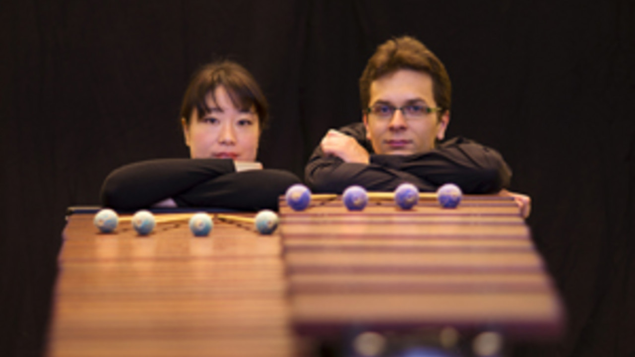 Akiko Shimizu und Michael Zeller, Marimbaphon, Foto: István Kovács