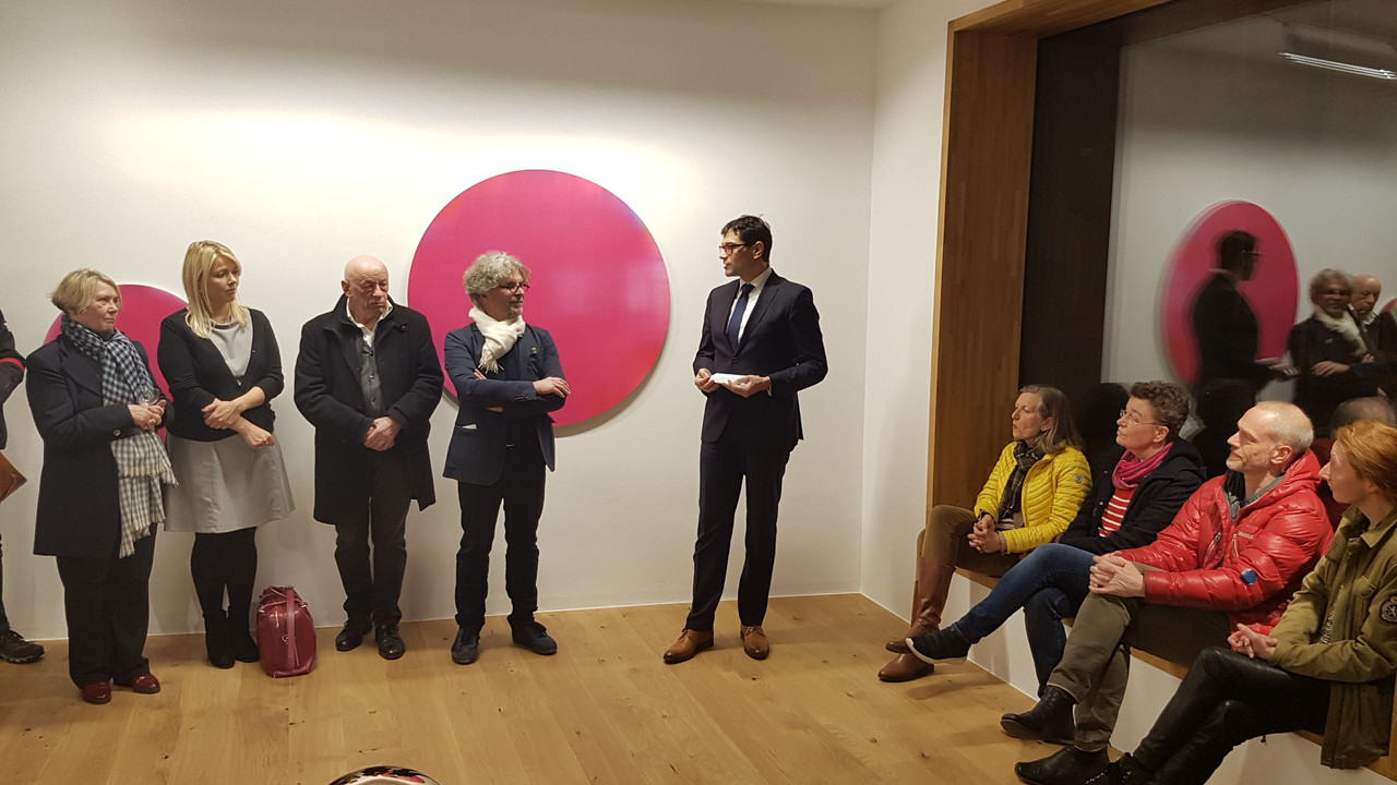 Eröffnung der Ausstellung "Luminanz" ©MWWK