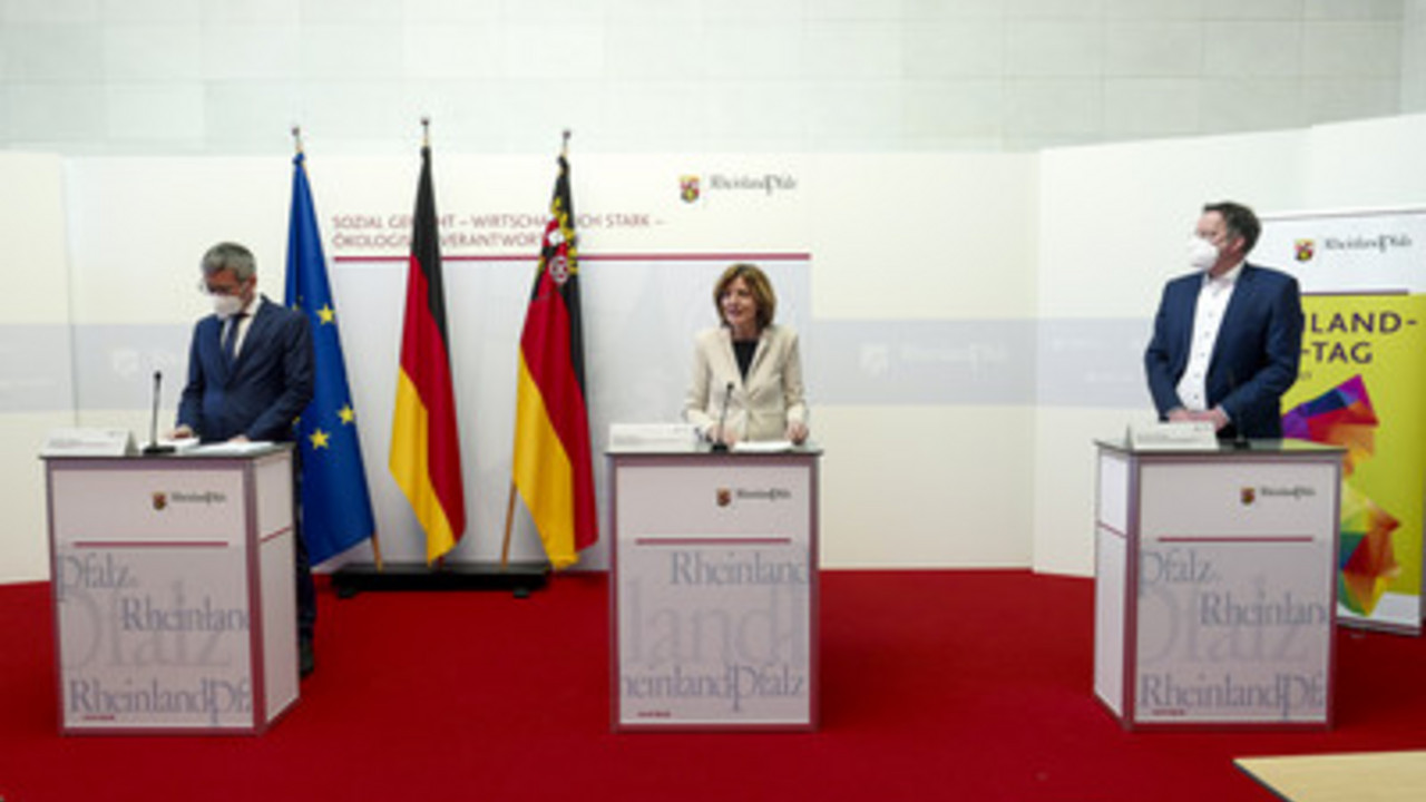 Pressekonferenz Planungen für 75 Jahre Rheinland-Pfalz; © Staatskanzlei RLP / Sämmer