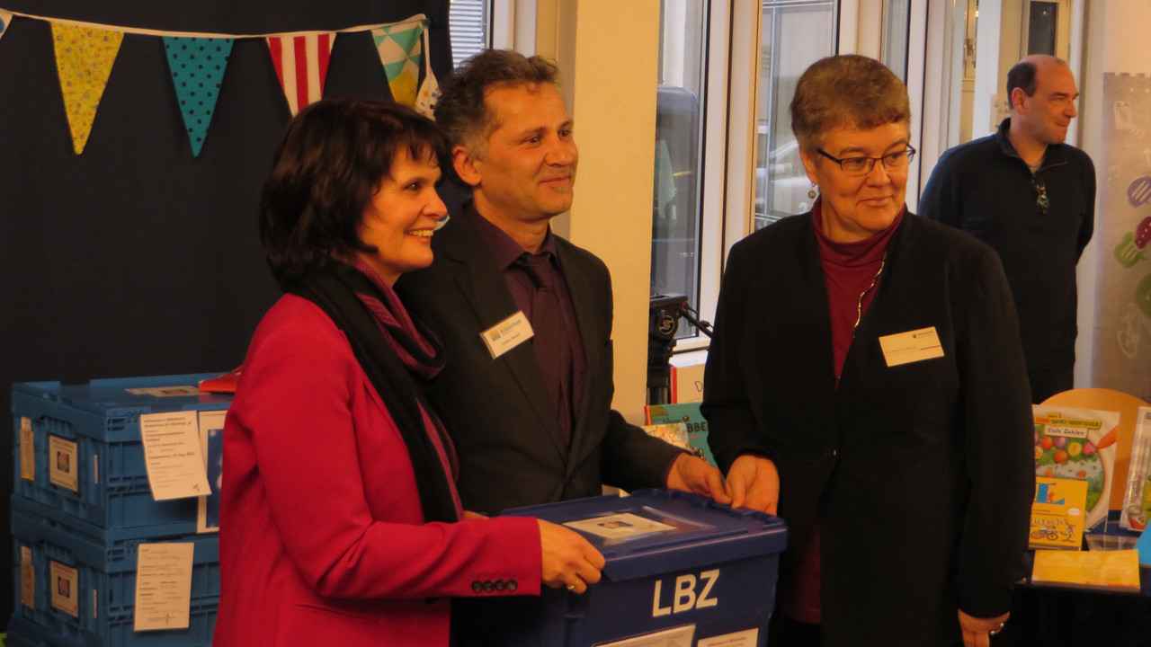v.l. Vera Reiß, Stefan Meisel, Dr. A. Gerlach, Foto: Norbert Sprung