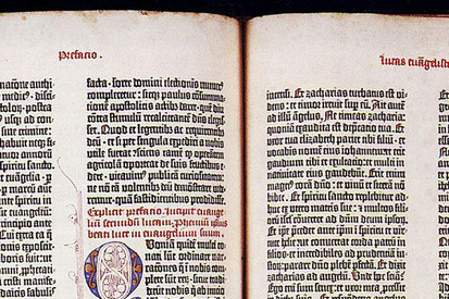 42-zeilige Bibel aus dem Gutenberg Museum Mainz