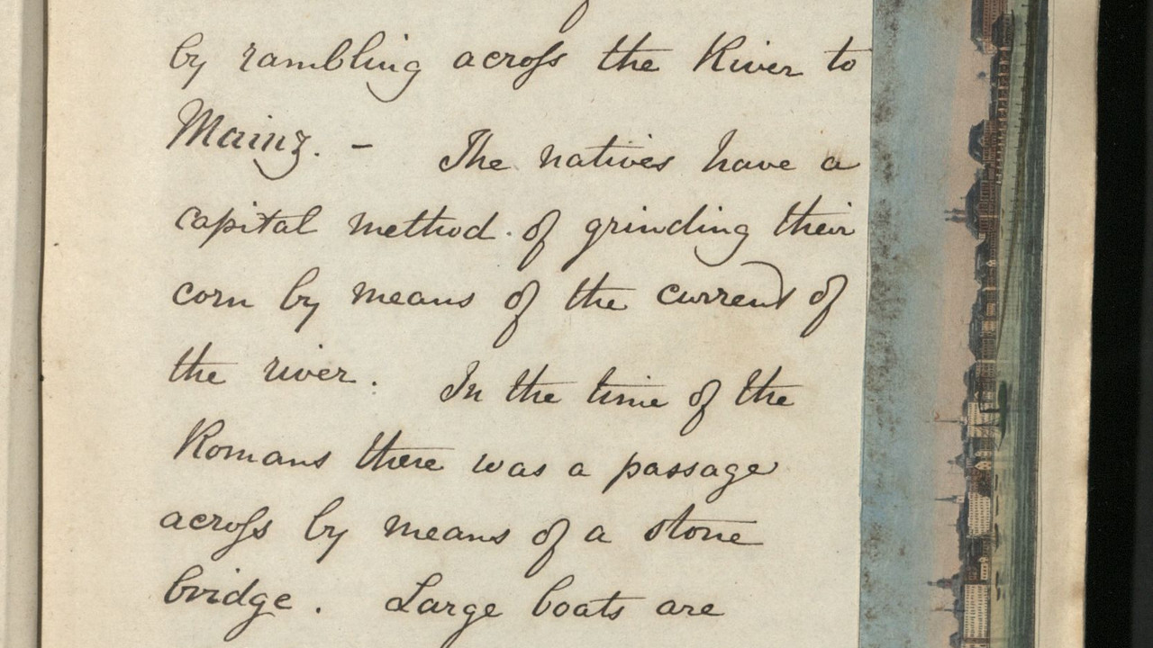 Abbildung: R. Archer Julian: Notes during a continentel tour. Koblenz, 1855, ©LBZ (www.dilibri.de)