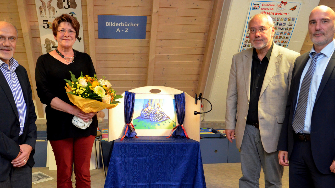 v.l. G. Pflaum, R. Fetz, A. Klein, C. Kraus, Foto: Carl Münzel