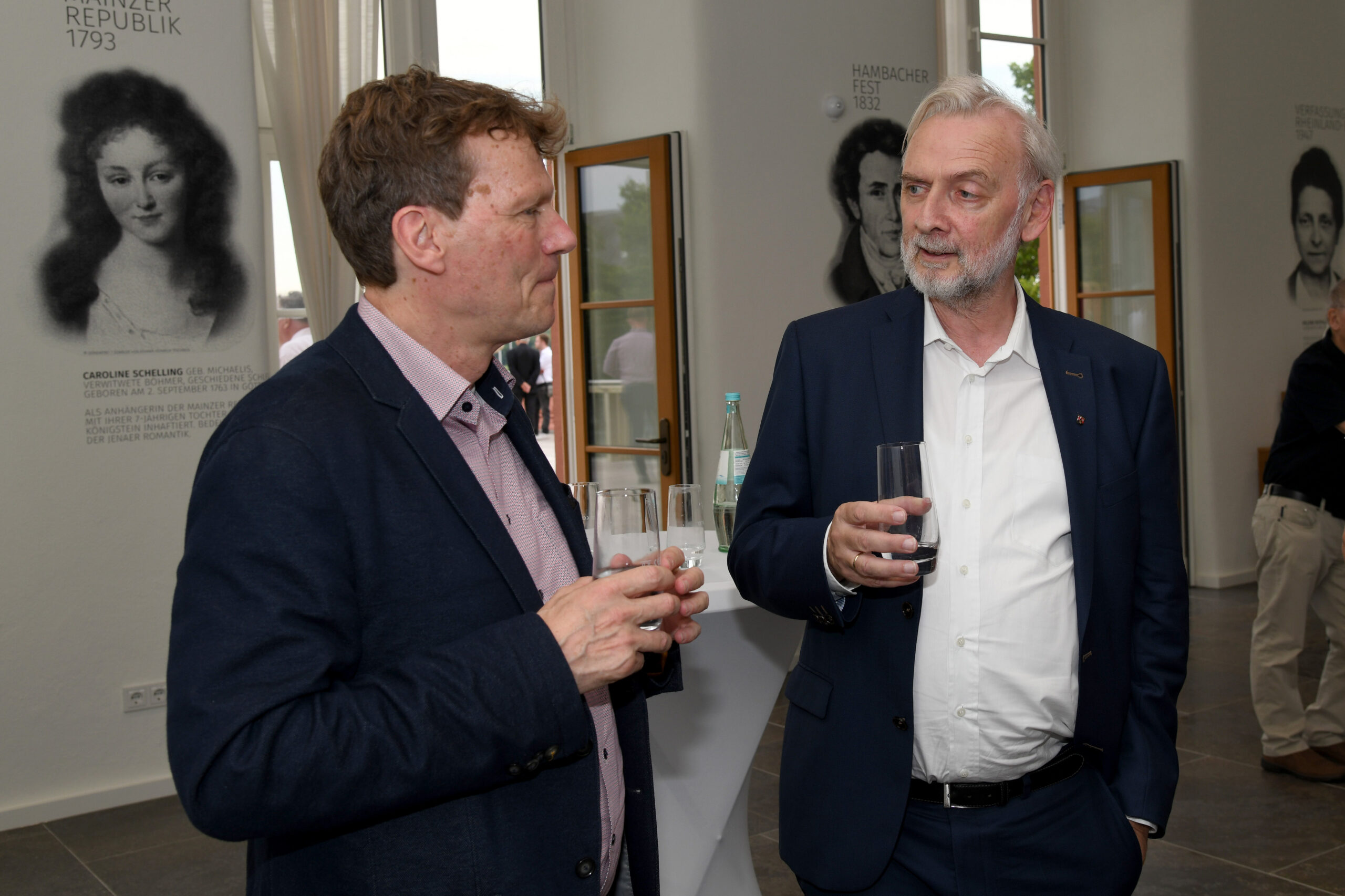 Prof. Dr. Hartmut Rosa und Prof. Dr. Jürgen Hardeck im Gespräch