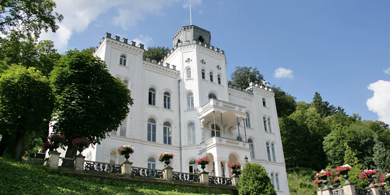 Ansicht des Künstlerhauses Schloss Balmoral