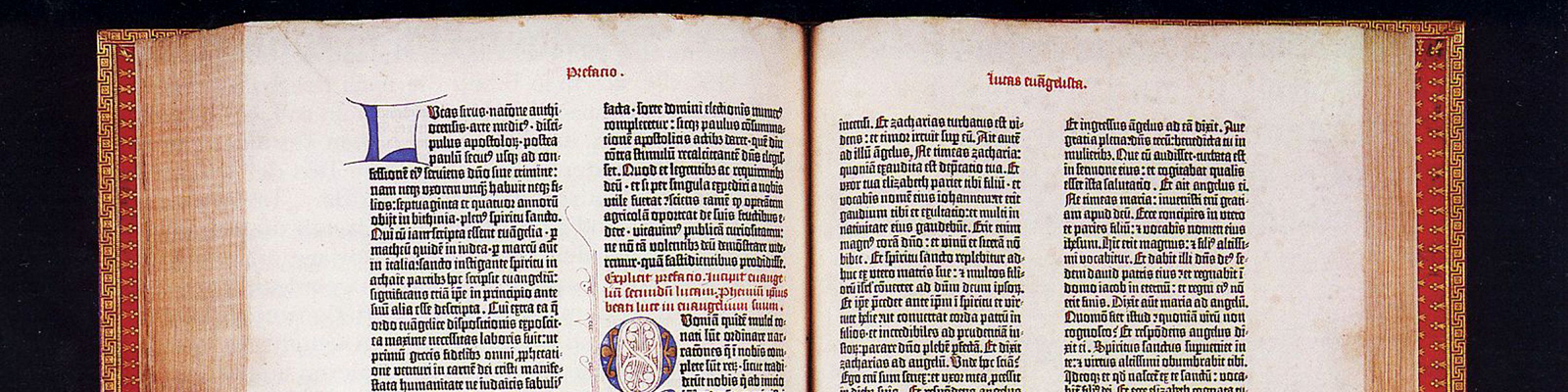 42-zeilige Bibel aus dem Gutenberg Museum Mainz